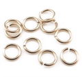 GP US Jump Rings Soldered Closed Jump Rings 14K Gold Filled Permanent Jewelry Chains 14kgf Waterproof DIY Jewelry Wholesale