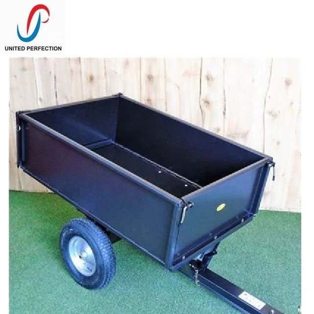 Best Price Small Steel Dump Cart ATV Quad Trailer Heavy Loading Low MOQ Manufacture Offer