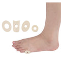 Round Oval U Shape Latex Beige Self Adhesive Stick Corn Cushion Pad Reduce Pressure From Corns for Feet