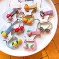 2022 Baby Hair Clips Cute Hair Bows Elastic Bands Bow Hair Ties Ponytail Holders Mix Colors Plastic 8cm Little Girls Toddler
