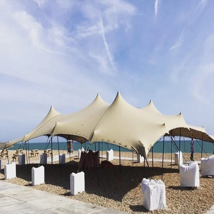 High Quality Custom Colors Waterproof Outdoor Upholstery Bedouin Stretch Awning Tent 100% Acrylic Fabric