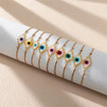 Handmade Bohemian Style Lucky Eye Charm for Bracelet Adjustable Multi-Color for Gift Anniversary Charm Bracelets at an Price