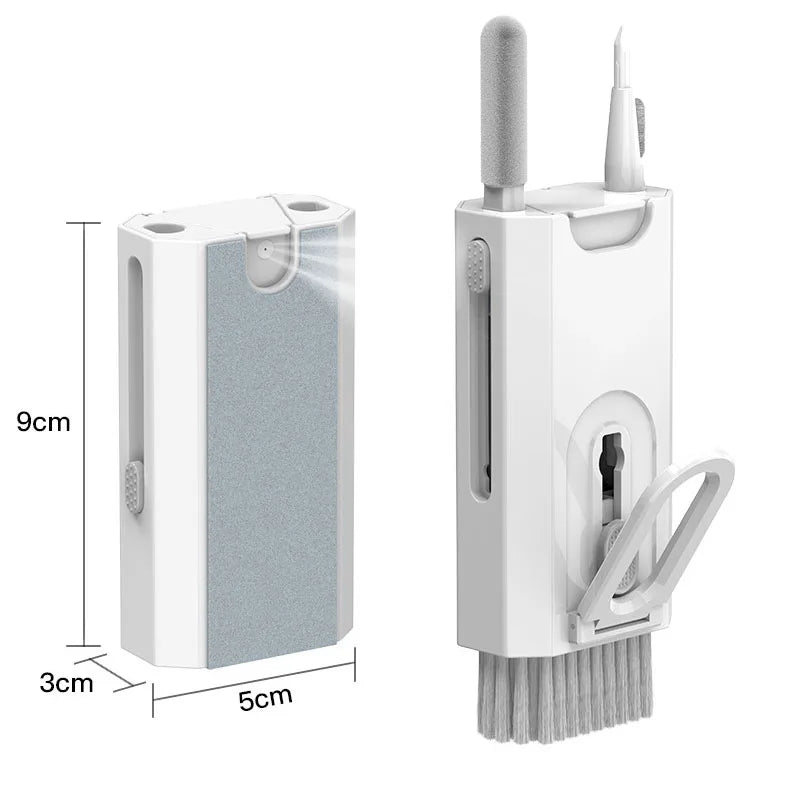 2024 New Style Portable Multifunctional Plastic Cleaning Brush Tool 8 1 Earbud Keyboard Laptop Eco-Friendly Mini Cleaning Pen