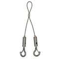 Lamp Hanging Kit Stainless Steel Cable Gripper with Spring Hook