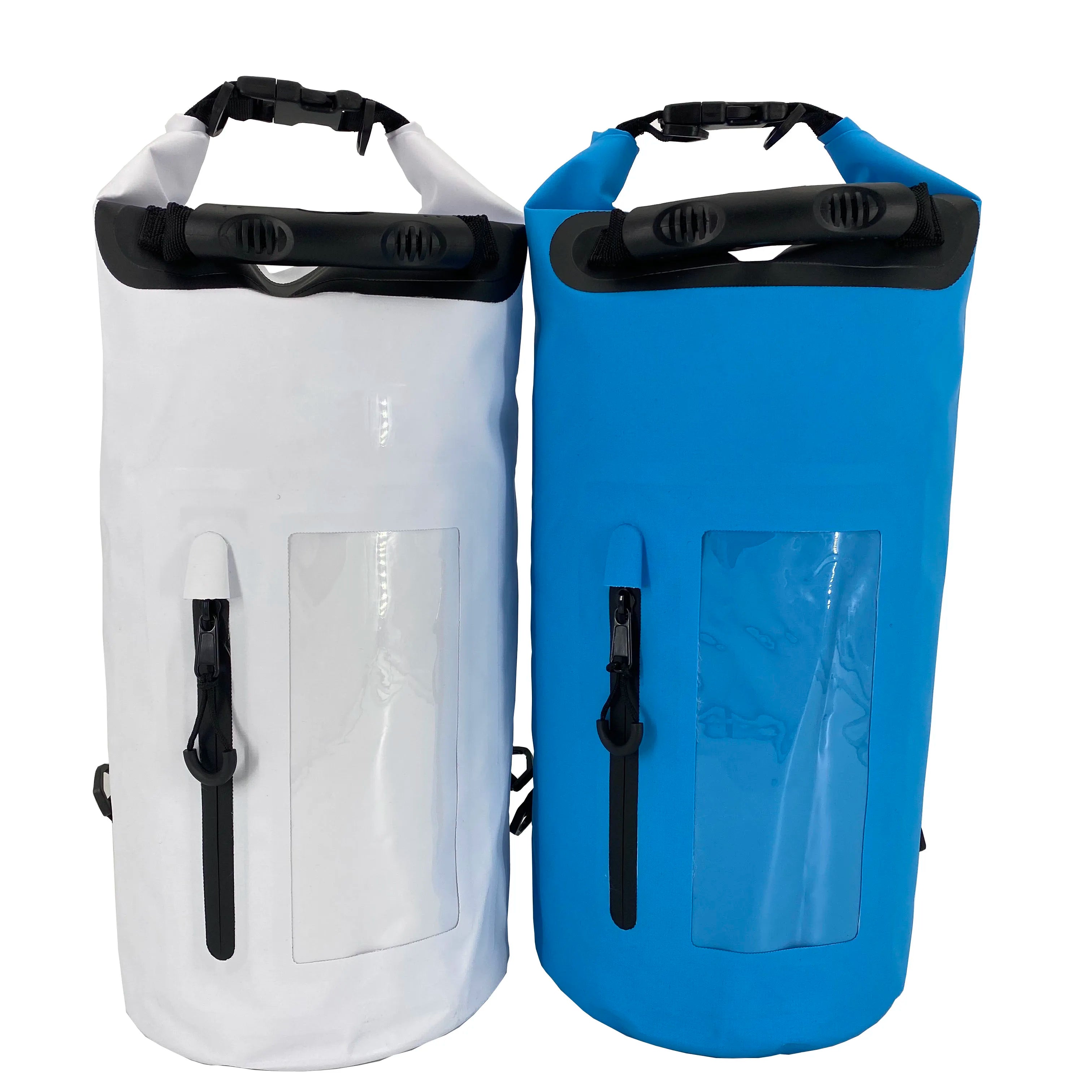 15L Clear Dry Pack Backpack Ocean Pack Waterproof Dry Bag with Hand Strap