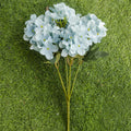Wedding Bouquet Flowers Popular Home Decoration Quality Artificial Silk Encrypted Hydrangea Blue