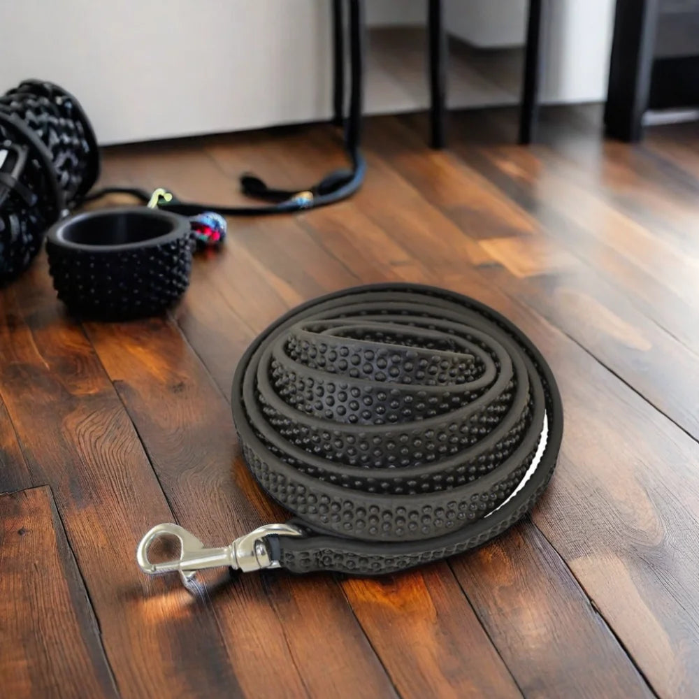 Personalized Fashion Gun Leash for Dogs Outdoor Use Durable Nylon Luxury PVC Coating Soft Padded Solid Design ROSH Certified
