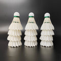 DunRun DR-07 Goose Curve Feather Training Shuttlecock Badminton Ball Shuttle Cock 2 Layers Cork for Training and Entertainment
