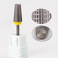 Both Left Right Hand Straight Cut Teeth Professional Taper Electric  File 5 in 1 Nail Drill Bit Manicure Carbide Tungsten XF