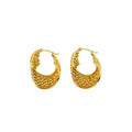 BJG0290E Trendy Geometric Stud Earrings 2023 Multi-layer Irregular 18K Gold Plated Rhodium Plated Stainless Steel Wholesale Bulk