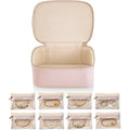 Travel Leather Jewelry Packaging Box Organizer for Necklace Earrings Display Jewelry Holder Custom