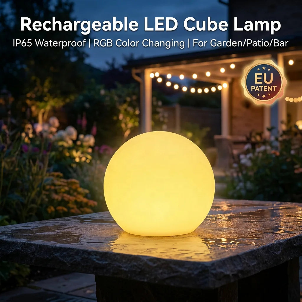 Solar Pool Floating Light Ball Remote Control IP68 Waterproof RGB LED 16 Colors Auto off Outdoor Garden Yard Light