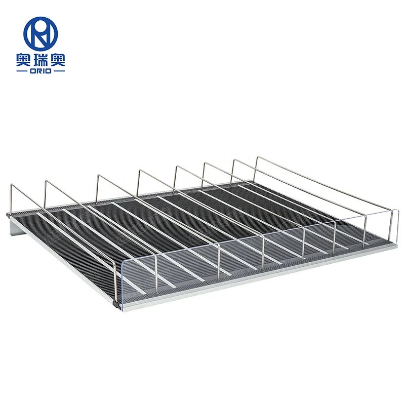 Automatic Supply Display Rack Beverage Shelf Pusher Cooler Shelves Gravity Roller Shelf Drink Display