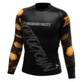 Flexible Men's Grappling Rashguard 4-Way Stretch Poly Spandex Quick Dry Anti-bobble for No-Gi Roll Sessions