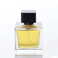 2025 Luxury Square Refiiable Shape 50ml 100ml Clear Glass Spray Perfume Bottle