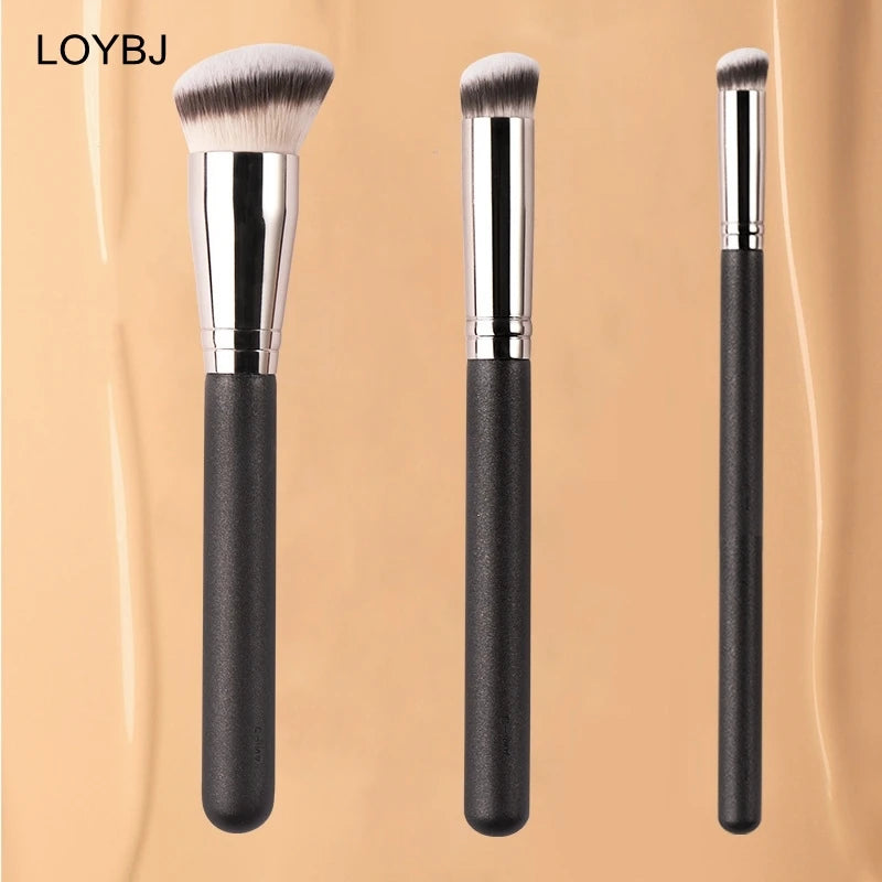 LOYBJ Women's Makeup Brush Set 170 Foundation Brush & 270 Concealer Smooth Face Cosmetic Liquid Foundation Cream Beauty Tool