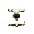 Custom Emboss Logo Carbon Steel Bronze Color Cigar Box Lock Clasps with Free Samples Available