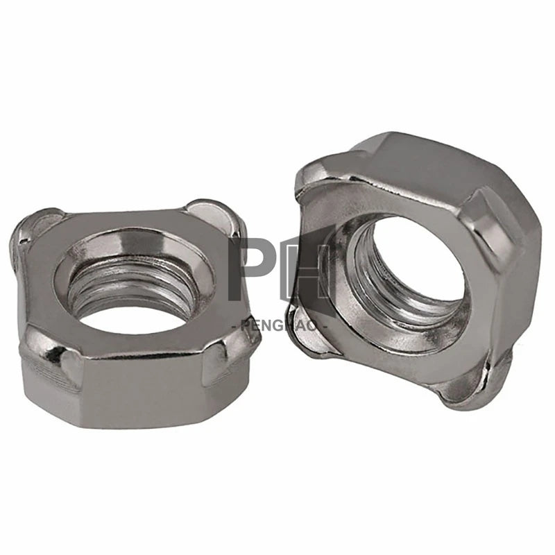 Wholesale Threaded Welding Nut Carbon Steel Fixing Auto Din 928 square Square Weld Nuts for Car Seat Belt
