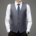 2025 Men's Vest New Product Slimming Men's Work Clothes Suit Vest Men's Professional Clothing Customization