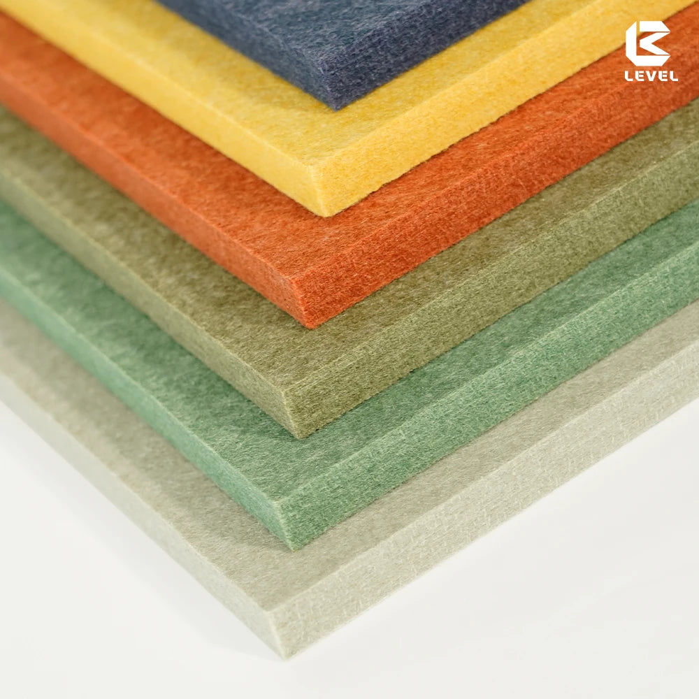 Eco-friendly Customized 600mm*600mm*9mm/12mm Polyester Fireproof Acoustic Panel Graphic Design for Modern Office Auditorium