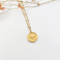 Cast Compass Novel Necklace Science Geography Jewelry Sacred Geometry Fibonacci Pendant  for Women Men
