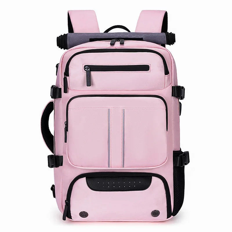 New Large Capacity Backpack Men's Outdoor Shoulder Bag Travel Boarding Backpack Multifunctional Luggage Bag
