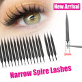 LAKANAKU New Technology Fibers Comic Spire Premade Volume Fans 3D Spikes Feathered Eyelash Extension Anime Lashes Extensions