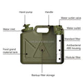 15L Manual Outdoor Camping Water Filter Tank Portable Jerrycan for Hiking and RV