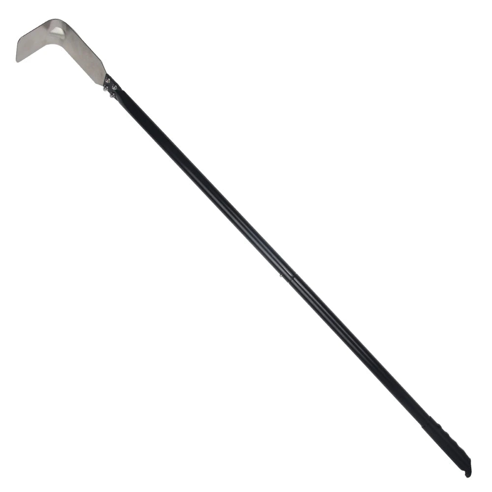304 Stainless Pizza Oven Scrubber 49 Inch Long Ash Wood Cleaning Rake Slag Scraper for Brick Pizza Oven Long Steel Tool Rabbler