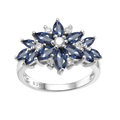 A3732 Abiding New Design Classic Natural Mystic Quartz 925 Sterling Silver Engagement Wedding Ring for Women