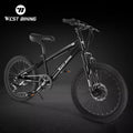 WEST BIKING 20 Inch Dual Disc Brakes Mountain Bicycle Colorful Soft PU Saddle Comfortable 6061 Aluminum Alloy Kid's Bike