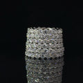 Stock Available Gold Filled Jewelry 18K 14K 3Mm Diamonds Round Cut Ring Jewelry Women Finger Promise 925 Silver Moissanite Rings