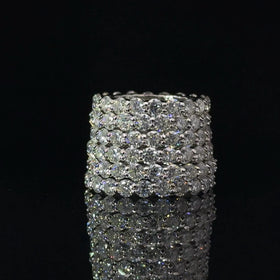 Stock Available Gold Filled Jewelry 18K 14K 3Mm Diamonds Round Cut Ring Jewelry Women Finger Promise 925 Silver Moissanite Rings