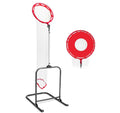Indoor and Outdoor Portable Volleyball Practice Net Station 6 Angle & 5 Height Adjustable Training Equipment