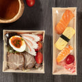 Wooden Restaurant Takeout Catering Containers Variety Sizes for Packaging Cheese Deli Sushi Foods Chewing Gum Box Type Folders