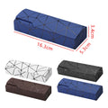 JSJM Rectangle Fashion Solid Folding Eyeglass Case | Eco-Friendly PU Leather Semi-Hard Shell Protective Wholesale