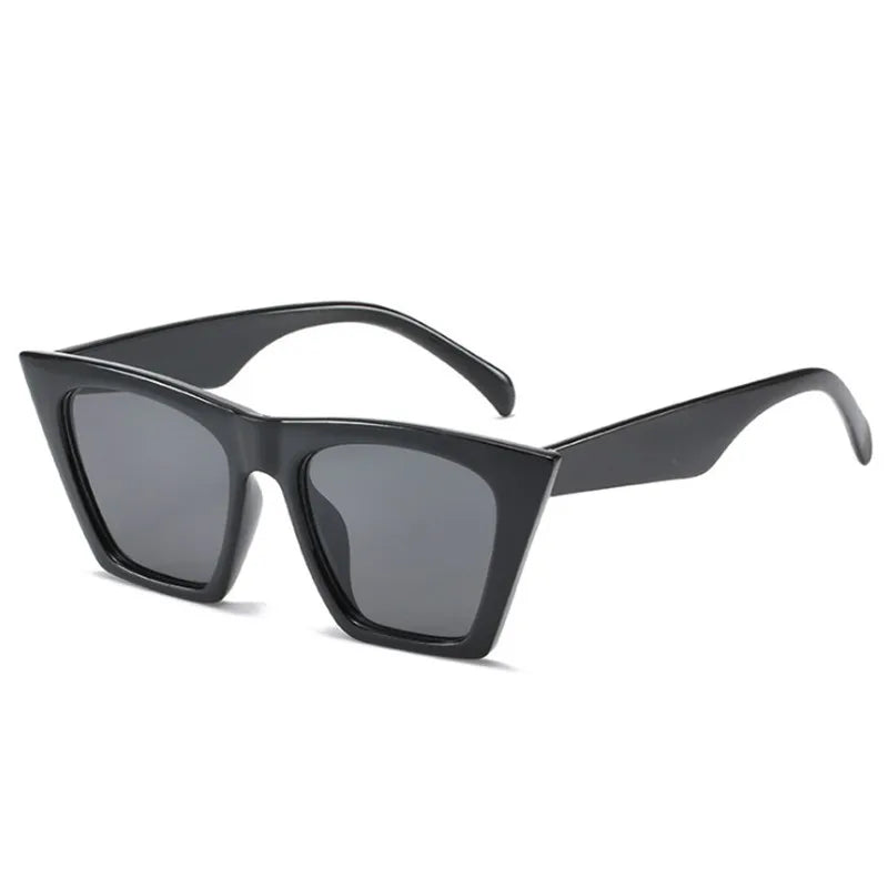Factory Direct Customization Designer Flat Top Cheap Plastic Cateye Sunglasses