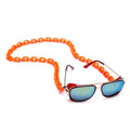 2024 Summer Trends Hip Hop Holder Neck Strap Long Chains Chunky Hollow Big Acrylic Resin Neno Eye Glasses Chain Link Lanyard
