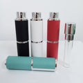 High-end Portable Leather Rotating Cosmetic Perfume Atomizer Spray Bottle for Perfume Breath Freshener