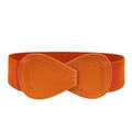 Women Stretchy Belt for Dresses Vintage Elastic Wide Waist Belt Z193