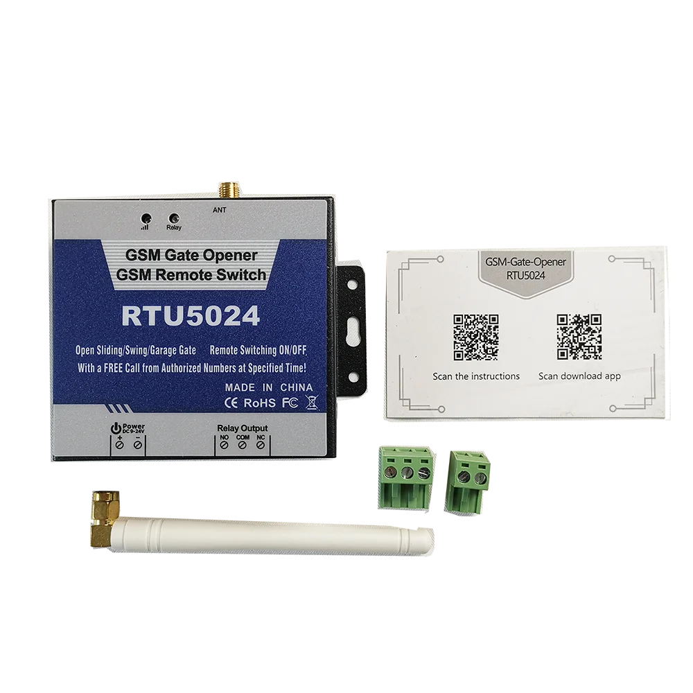 4G RTU5024 GSM Gate Opener Relay Switch Wireless Remote Control Door Access Long Antenna Free Call