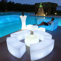 Modern Hookah Table Lumineuse Nightclub Led bar Furniture Outdoor bar Plastic Table Led Cube Chair Plastic Kitchen Counter Stool