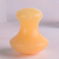 2025 Natural Yellow Jade Mushroom Facial Guasha Scraping Tools Gua Sha Massage Tools for Face