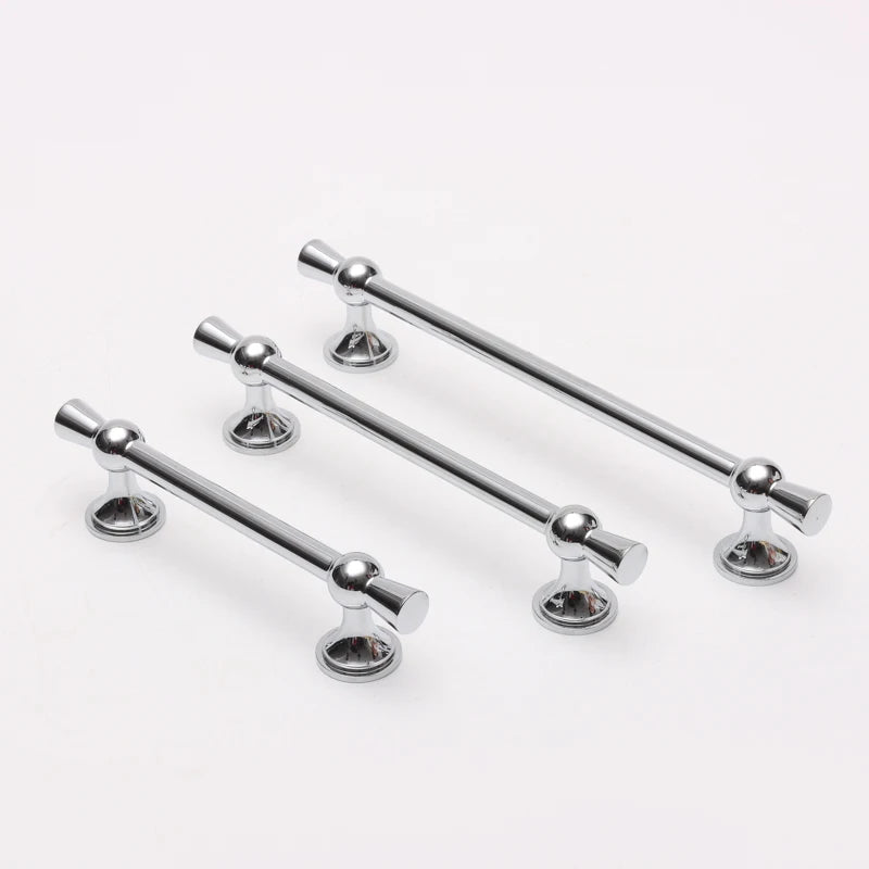 QianSi Modern Type Solid Brass Chrome Cabinet Handle Dependable Quality Wholesale Cheap Wardrobe Drawer Handles for Kitchen Use