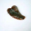 Huiying Full-body Beauty Care Scrapping Plate Smoky Quartz Tool Face Spiky Heart Gua Sha Plate