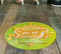 Custom Sign Removable Waterproof PVC Vinyl Floor Sticker for Indoor Decoration MegaBDM