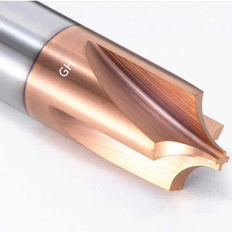 CNC Radius Chamfering Milling Tool  Carbide R Corner Chamfer End Mill for Steel Aluminum