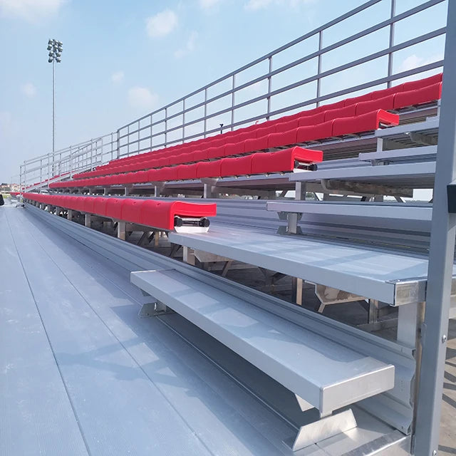 Metal Grandstand Sport Bleachers Moveable Aluminum Bleacher for Gym