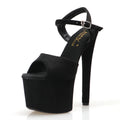Red Stiletto Platform 17 cm Super High Heels Banquet Queen Wedding High Heels Runway Model Show Club Sexy High Heels Sandals