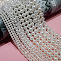 Glass Imitation Pearl Natural Freshwater Rice Pearls Round Beads Loose Beads for DIY Bracelet Necklace Clothing Jewelry Making